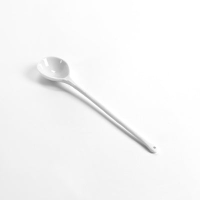 Porcelain Serving Spoon - Large Oval