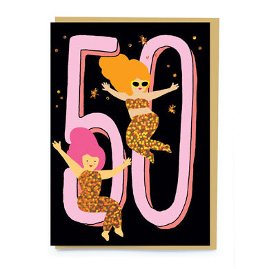 Age 50 Birthday Greetings Card