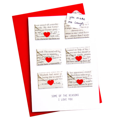 Six Love Note Mini Envelope Card