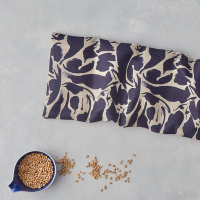Linen Hot and Cold Wheat Bag - Navy