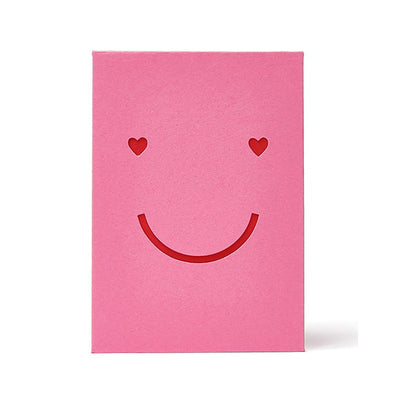 Heart Happy Post Pink Die-Cut Valentine's Card