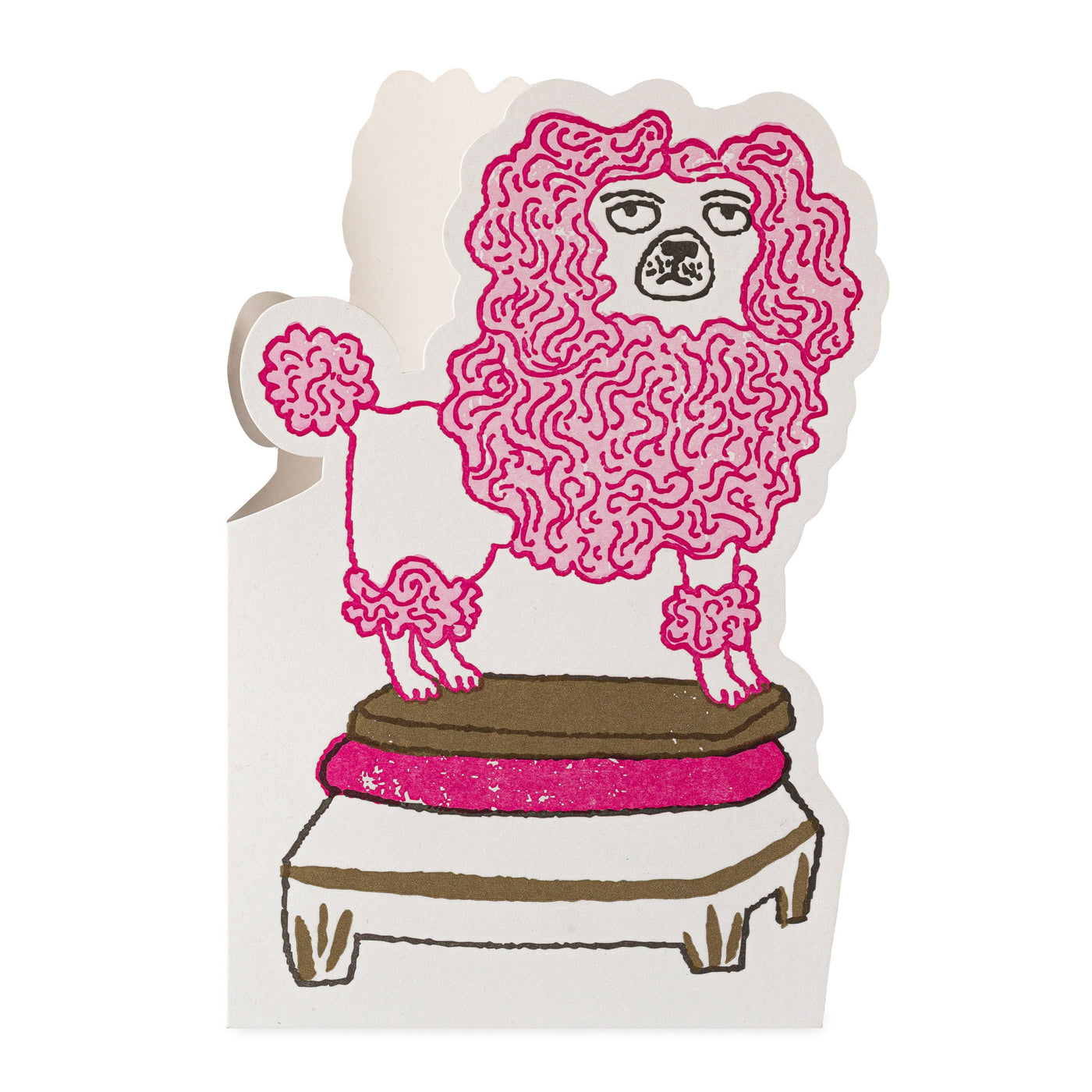 Pink Poodle Card