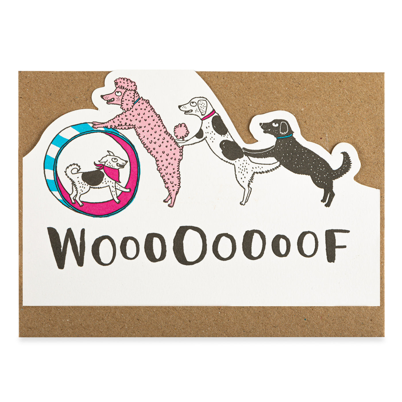 Woof Woof Circus Dogs Card