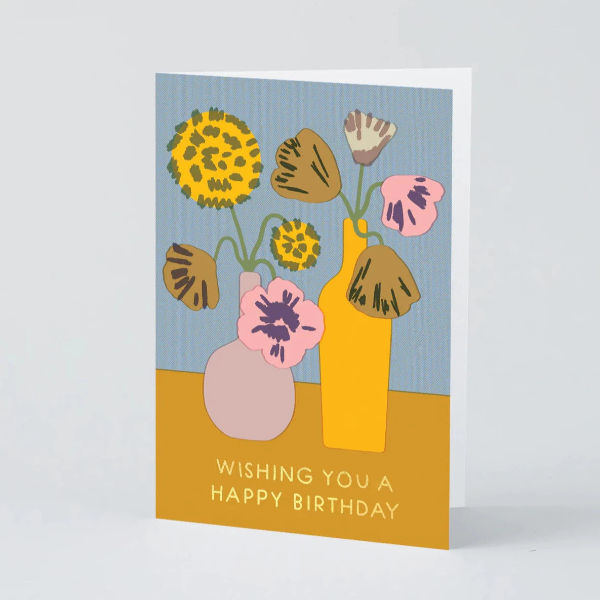 Flowers In A Vase Birthday Card