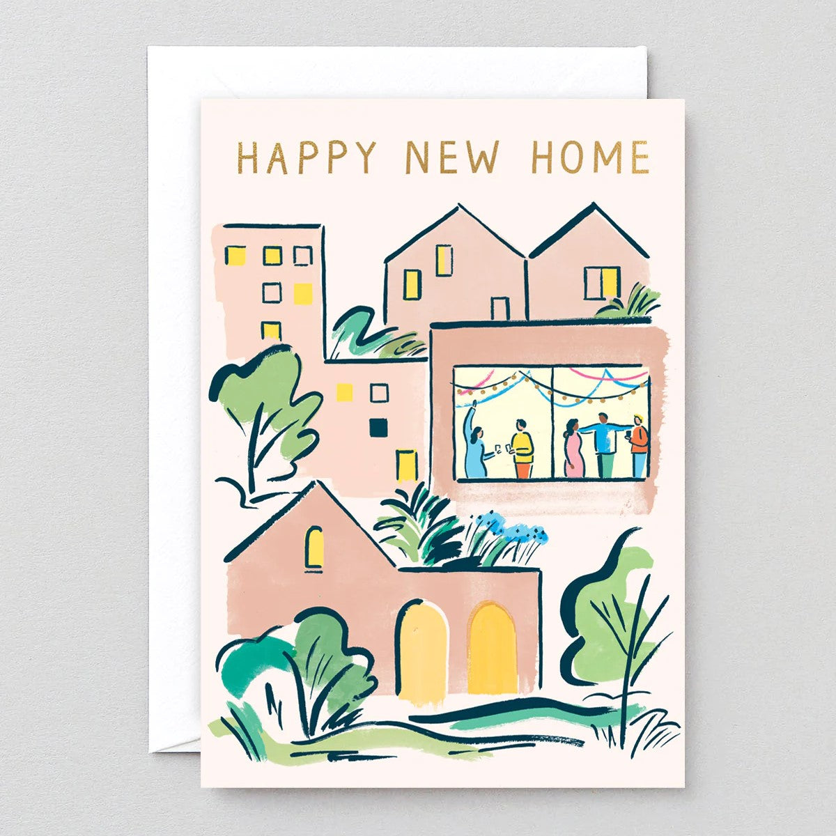 New Home Party Greetings Card