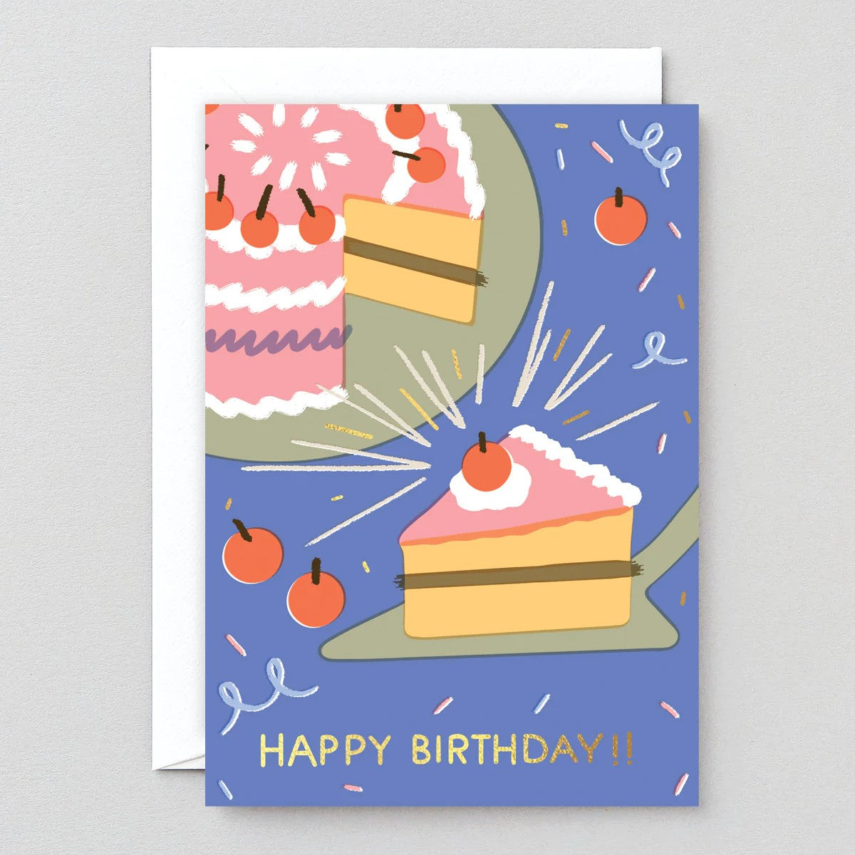 Birthday Slice Greetings Card