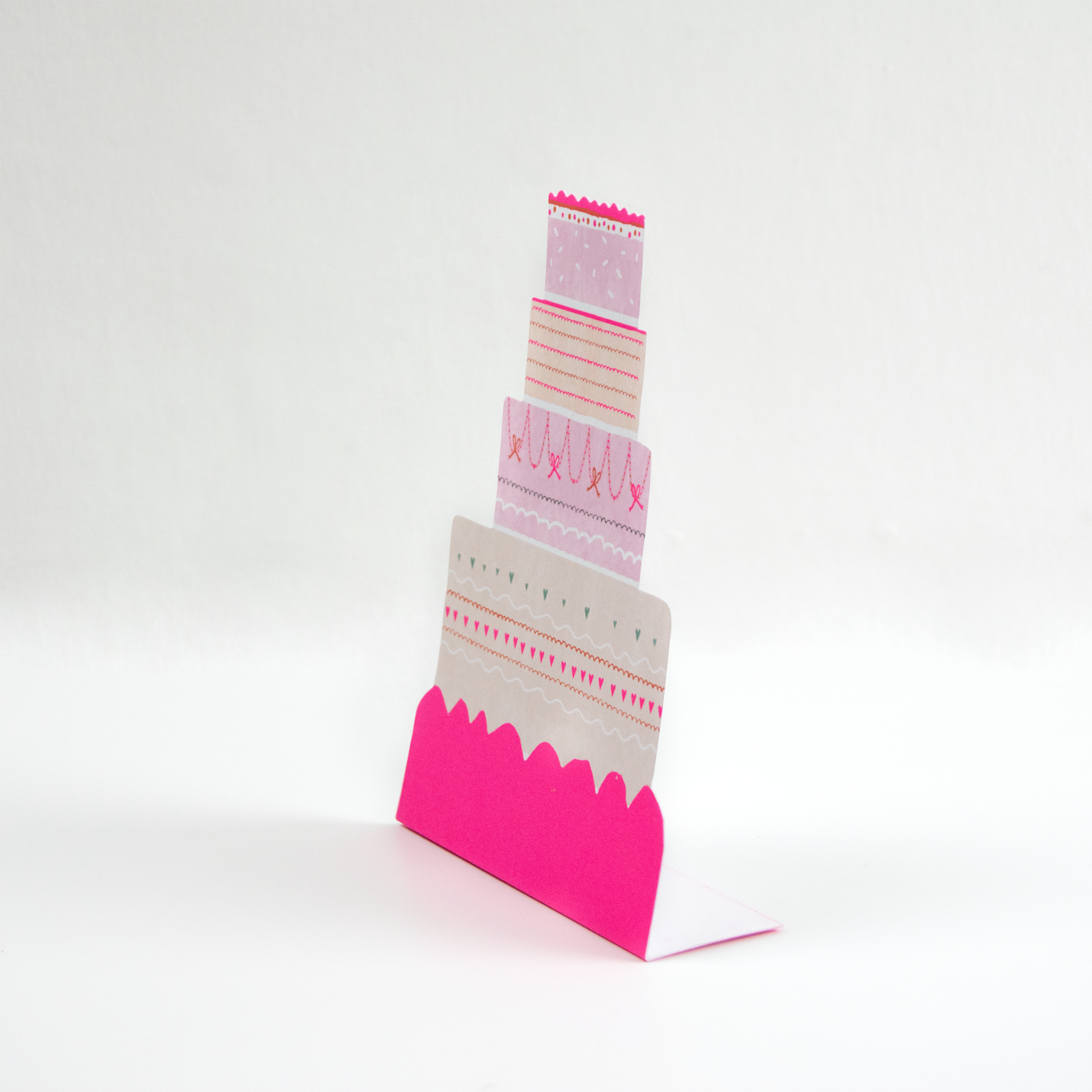 A Happy Cake Die-Cut Greetings Card