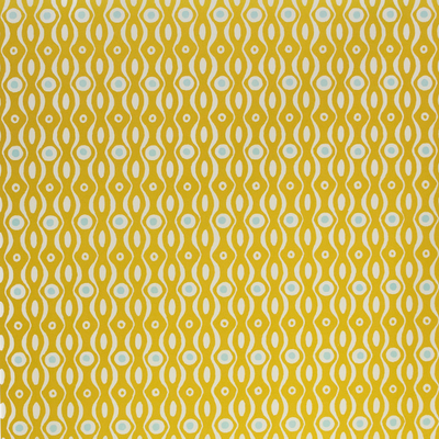 'Persephone' in Mustard & Turquoise Wrapping Paper