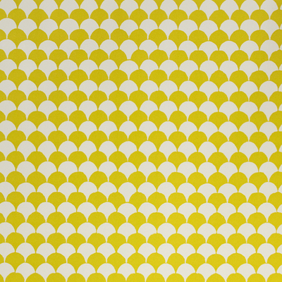 Acid Yellow 'Clamshell' Wrapping Paper