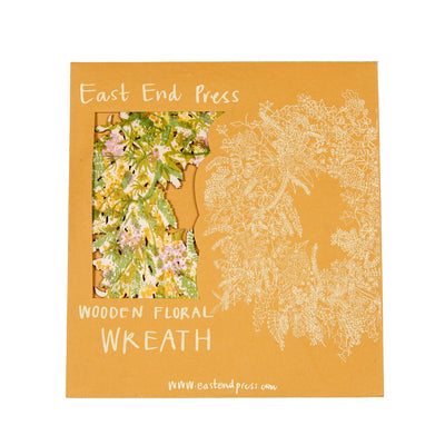Wooden Printed Spring Wreath