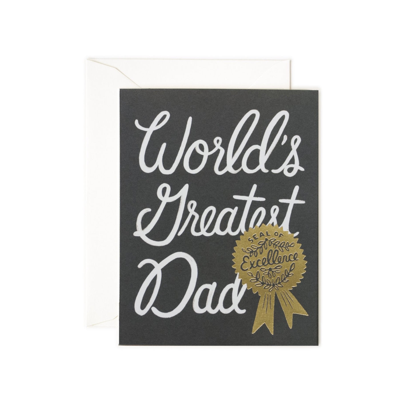 World's Greatest Dad Father's Day - Greetings Card by Rifle Paper Co