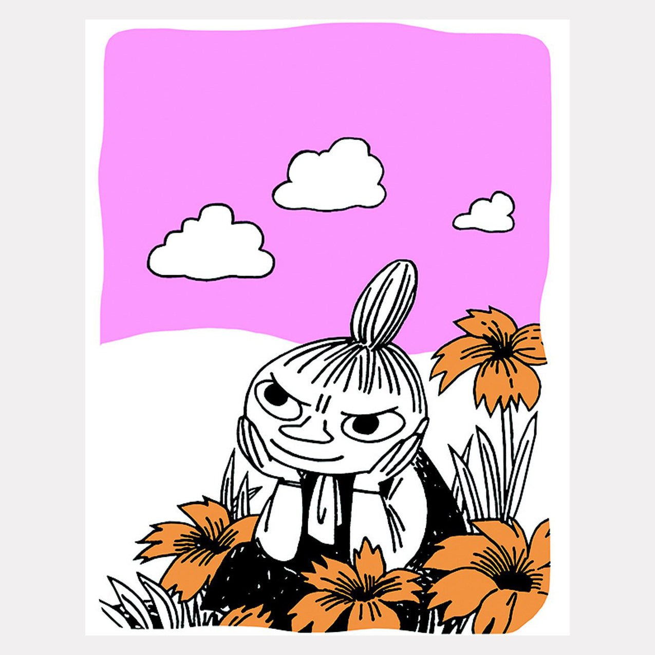 Moomin Little My Letterpress Greetings Card