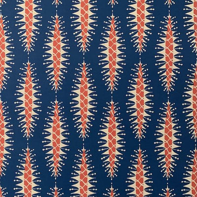 'Pine Cones in Blue and Red' Wrapping Paper