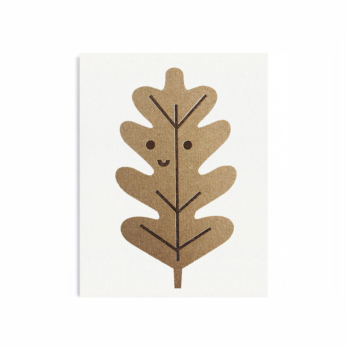 Gold Leaf Mini Card