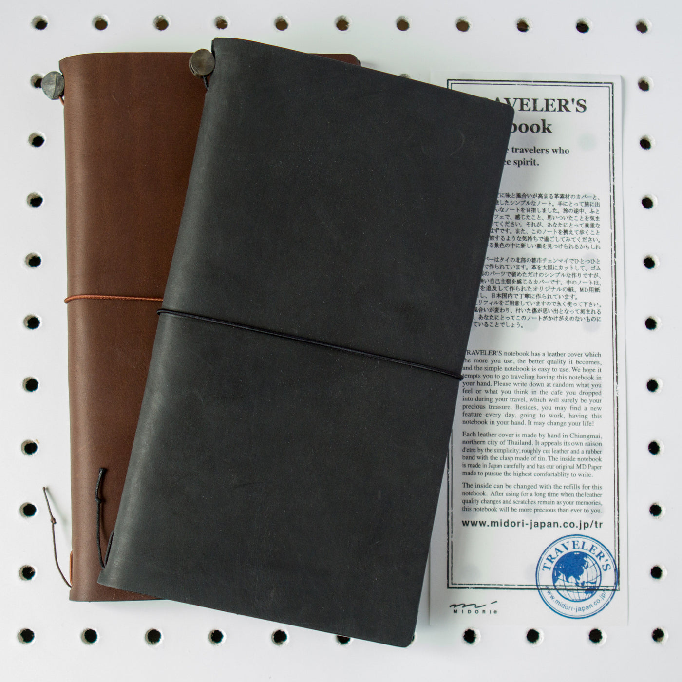 TRAVELER'S Notebook - Black Leather Starter Kit