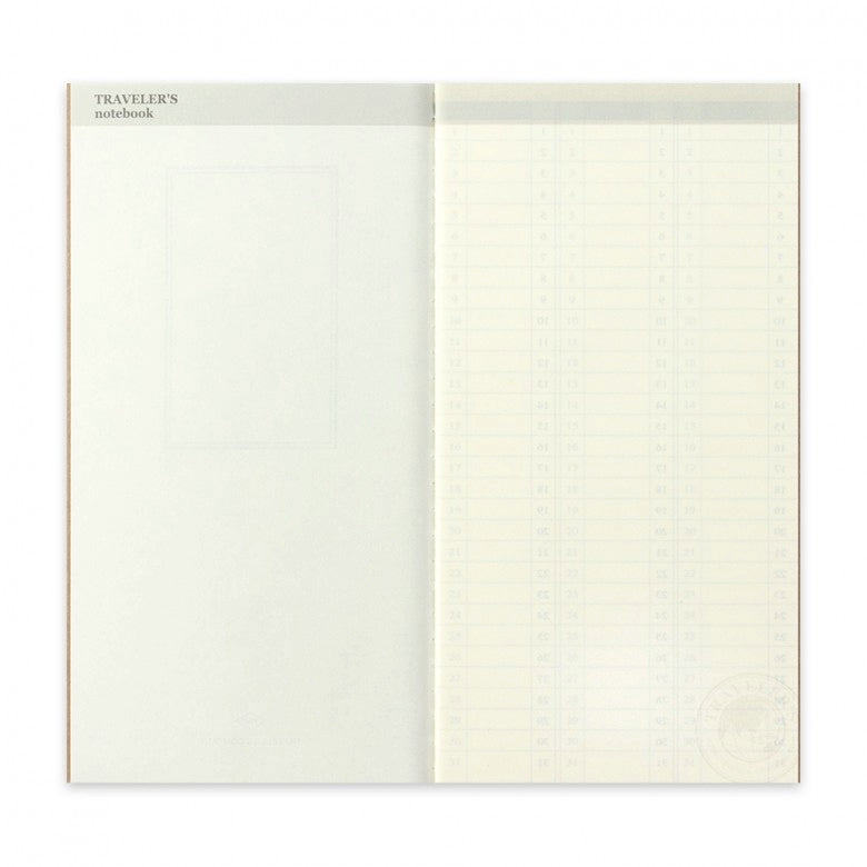 018 Free Weekly Diary - TRAVELER'S Notebook Insert
