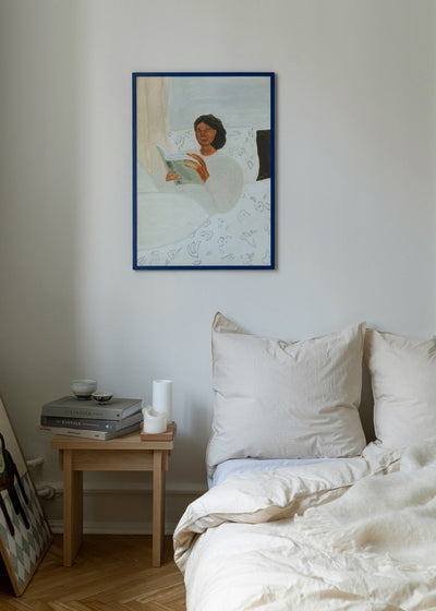 'Morning Read' Print by Isabelle Vandeplassche 30 X 40 cm