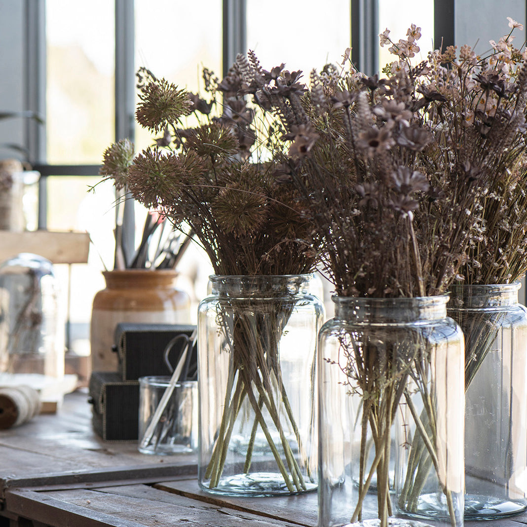 Glass Jar Vase