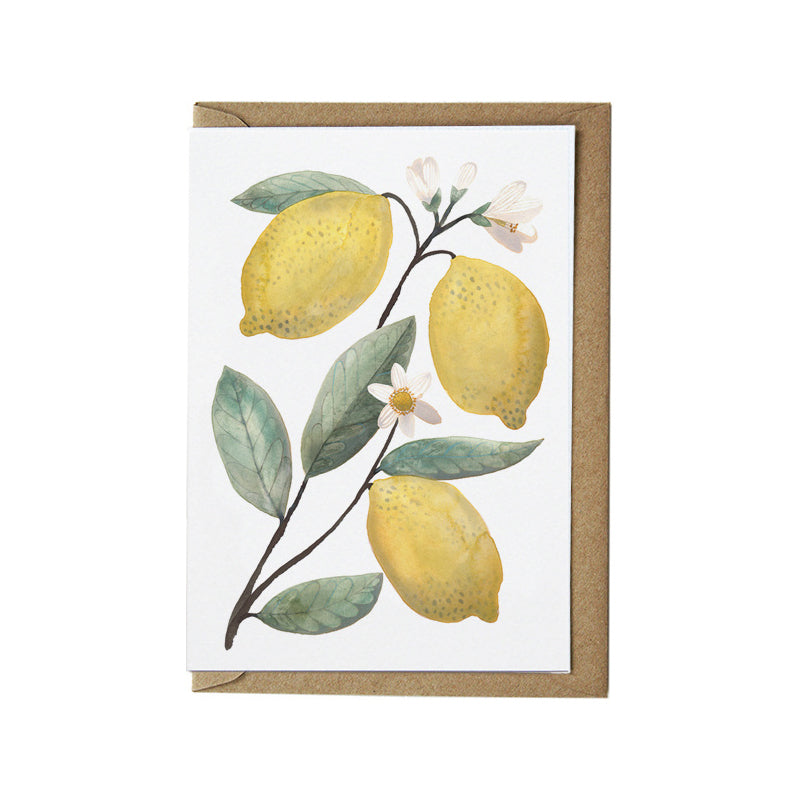 Lemon Branch Greetings Card