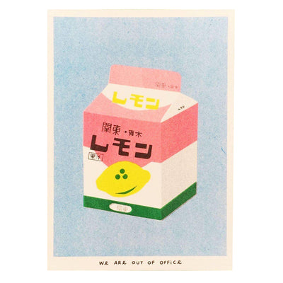 Box of Lemon Milk Risograph Mini Print