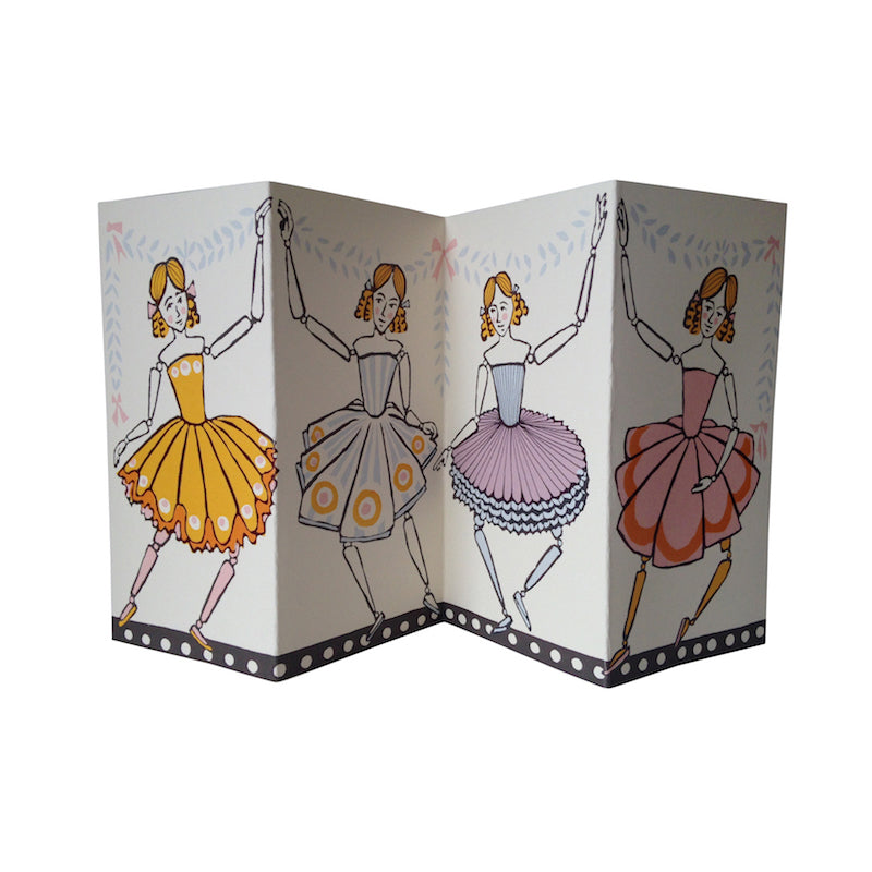 Marionettes Concertina Card