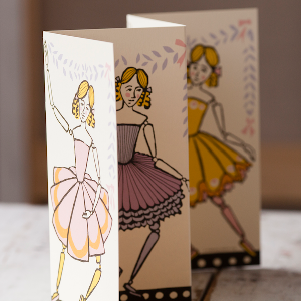 Marionettes Concertina Card