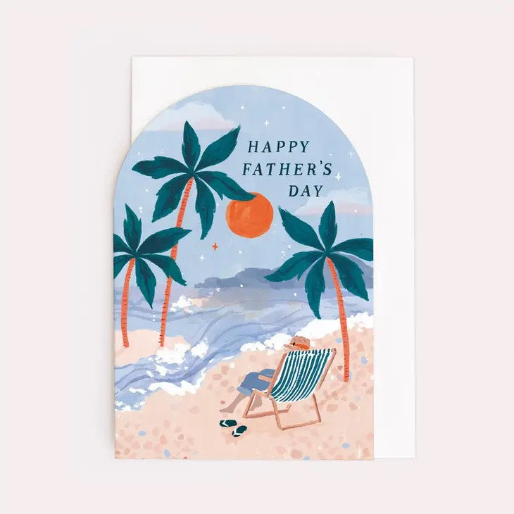 Father's Day Beach Card