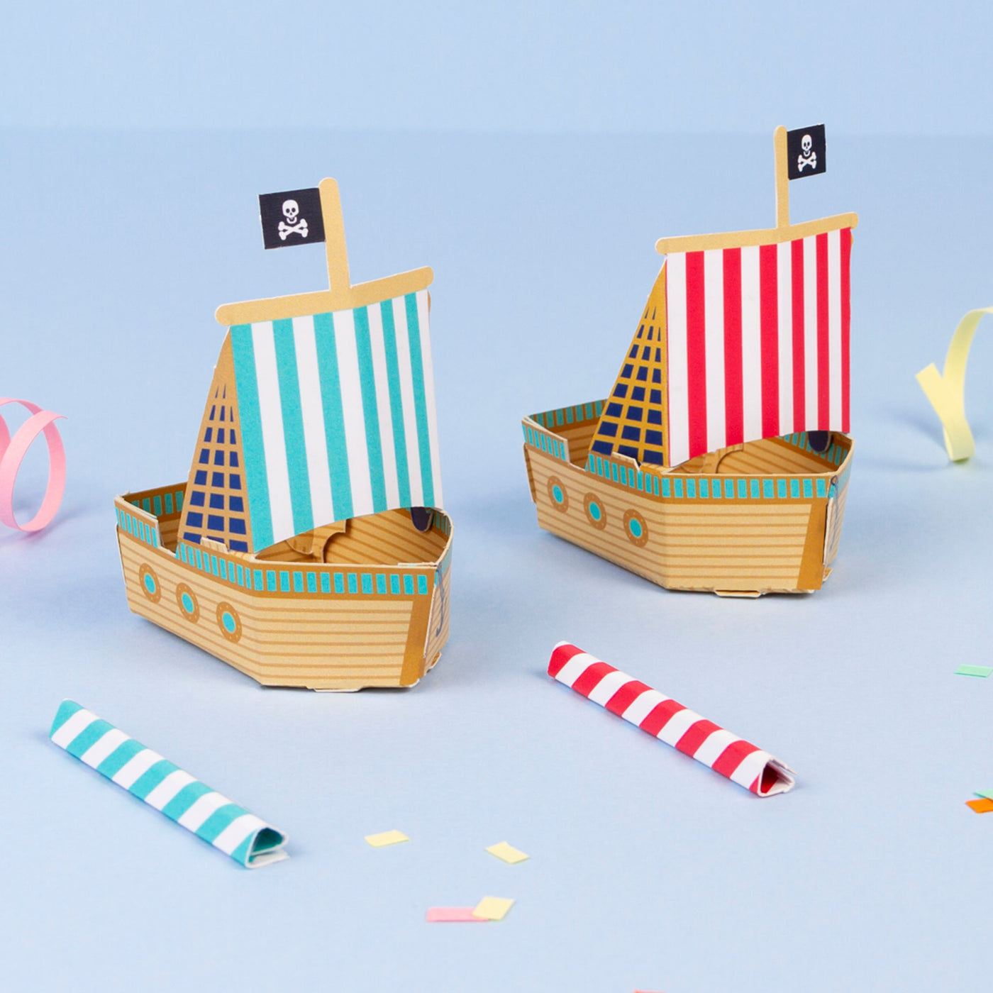 Create Your Own Blow Pirate Boats Kit