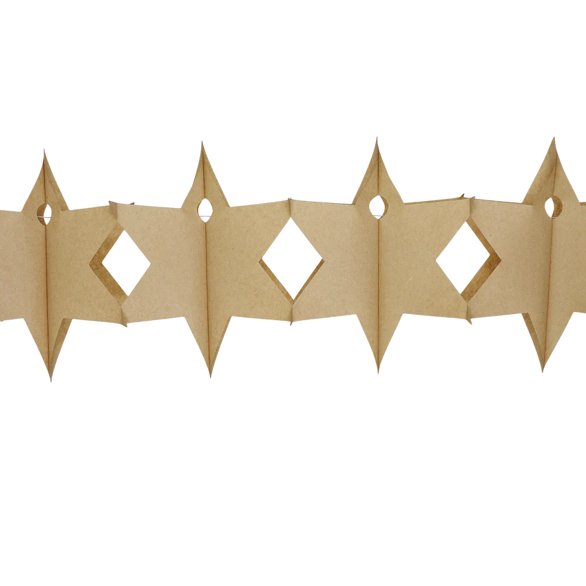 Star Garland - Kraft