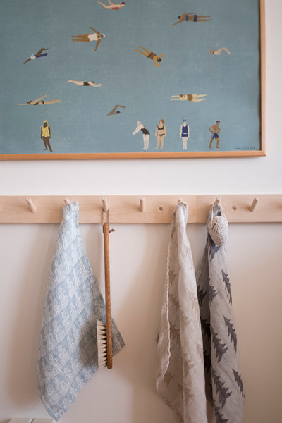 Large 'Swimmers' Print by Elisabeth Dunker 50 x 70cm