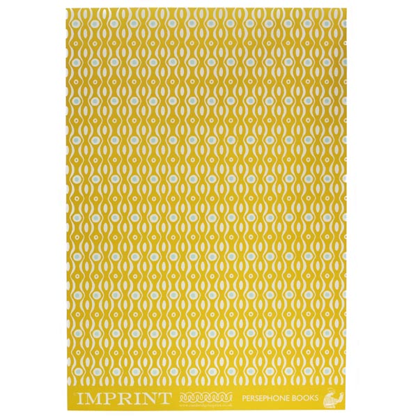 'Persephone' in Mustard & Turquoise Wrapping Paper