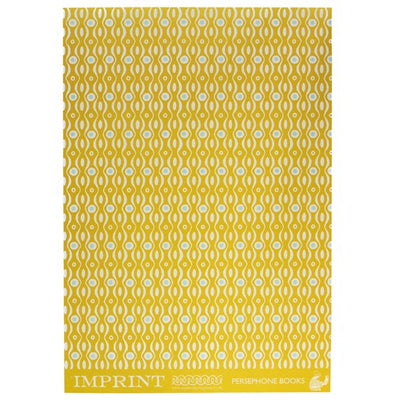 'Persephone' in Mustard & Turquoise Wrapping Paper