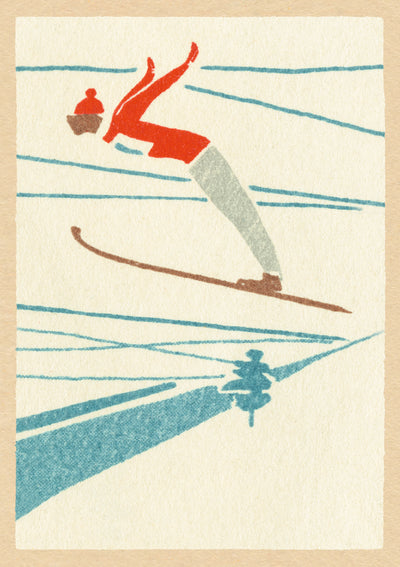 'Flying High' Vintage Matchbox Card Pack of 5