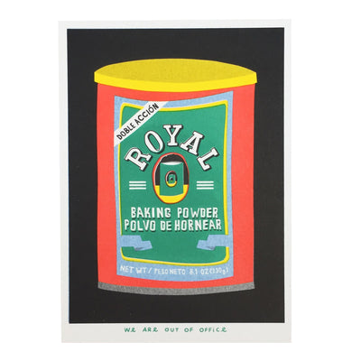 Royal Baking Soda Risograph Mini Print