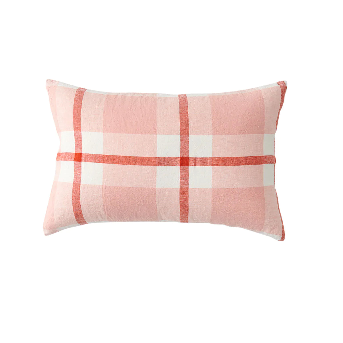 Pair of Linen Pillowcases - Floss Check