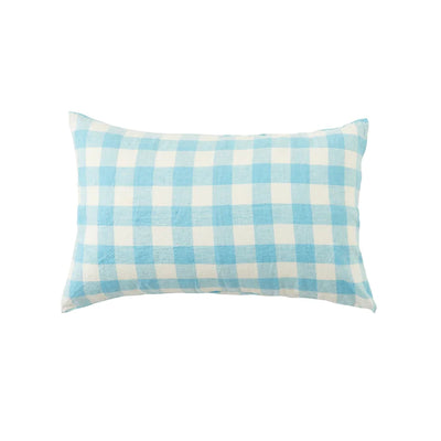 Pair of Linen Pillowcases - Amalfi Gingham