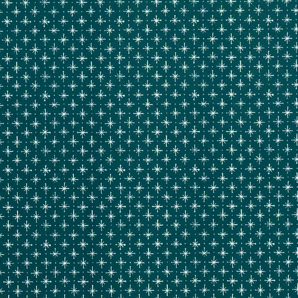 Little Stars 'Petrol Blue' Wrapping Paper