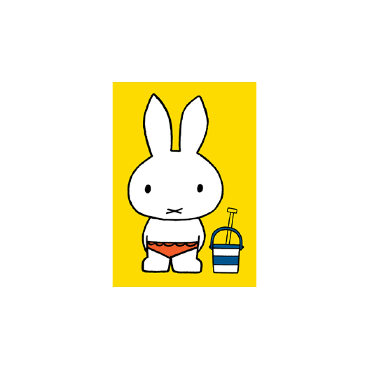 Miffy at the Beach Mini Card