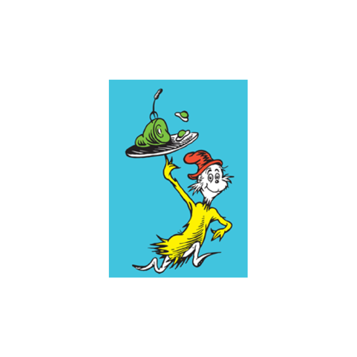 Dr Seuss Green Eggs & Ham Mini Card