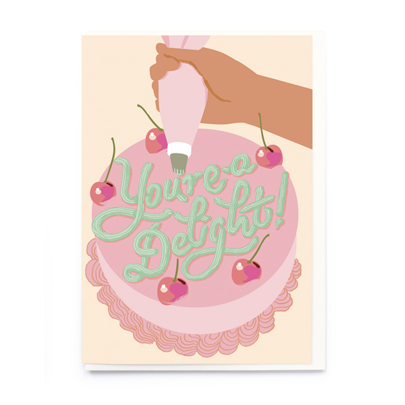 You're a Delight Cake Greetings Card