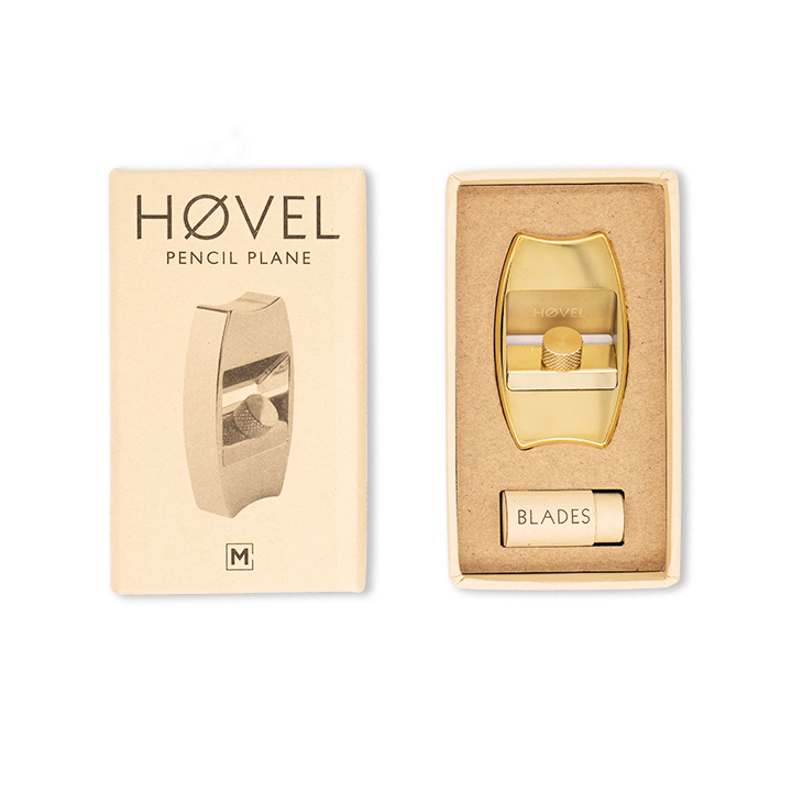 HØVEL - Solid Brass Pencil Plane
