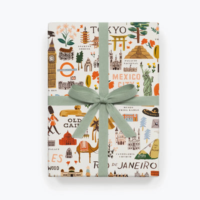 Bon Voyage - Single Wrapping Paper Sheet from Rifle Paper Co.