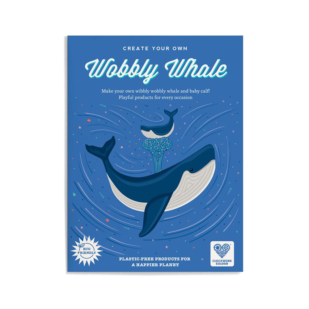 Create Your Own Wobbly Whale Kit