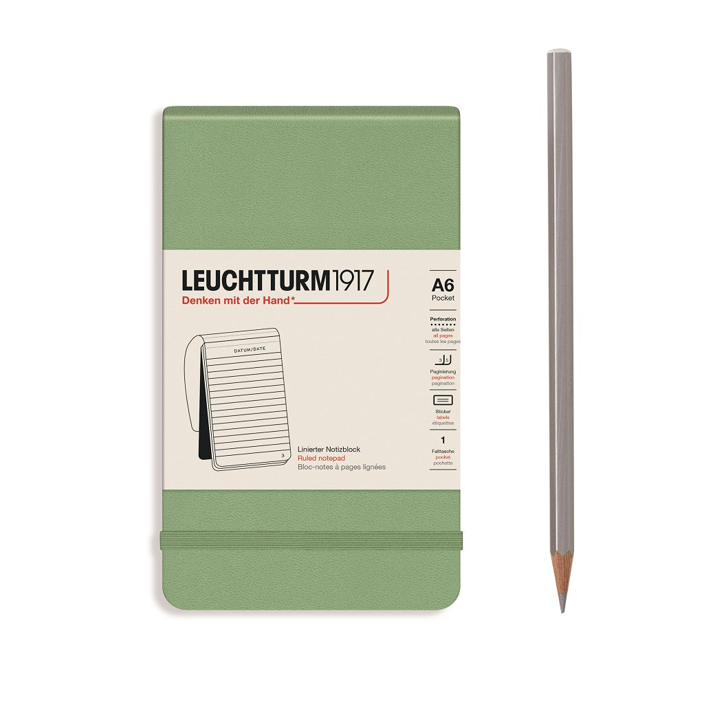 Leuchtturm A6 Reporter Notepad - Ruled