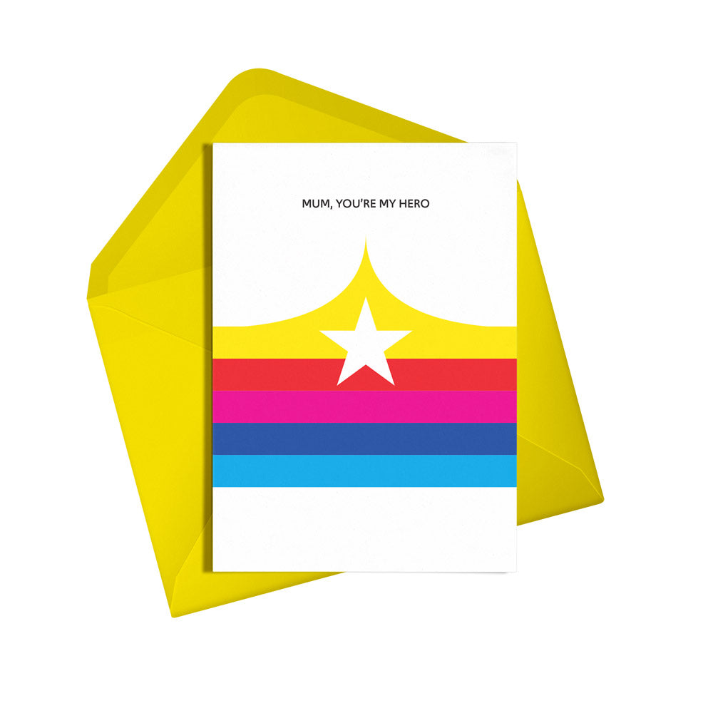 Mum, You're My Hero Mother's Day Card
