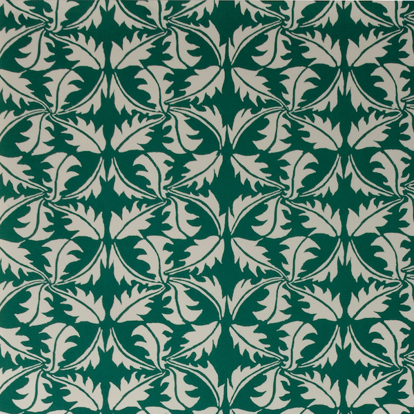 Bottle Green 'Dandelion' Wrapping Paper