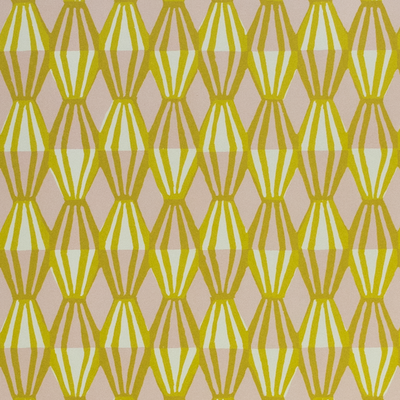 Calamine and Acid Yellow 'Threadwork' Wrapping Paper