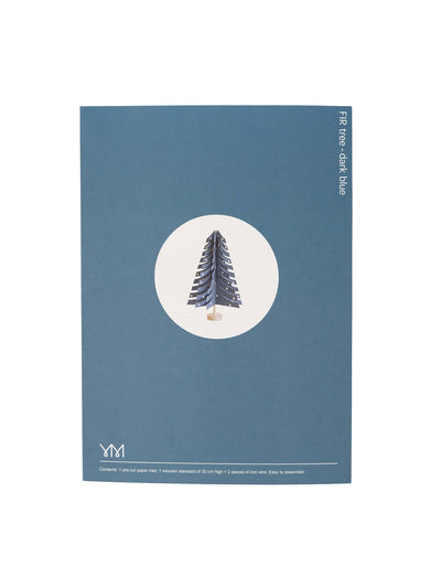 Fir Tree Decoration - Dark Blue