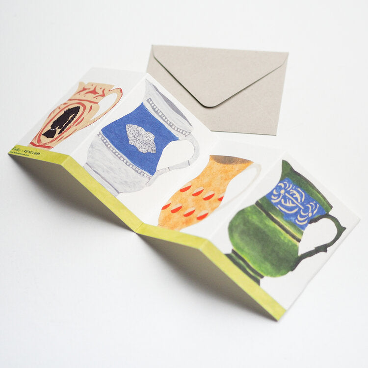 Jug Concertina Card