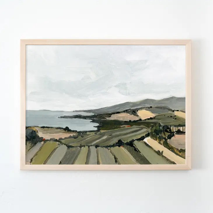 French Coast Canvas Print - Large